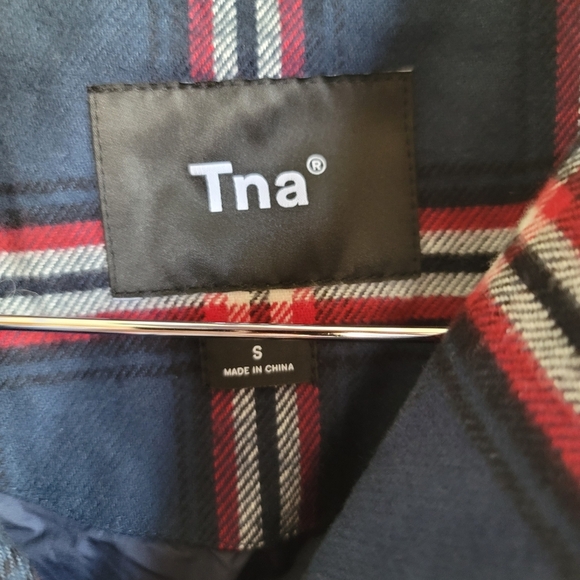 Tna, Oversized Coaches Jacket, Blue/Red/White, Size Small,‎ NWT - Picture 10 of 16